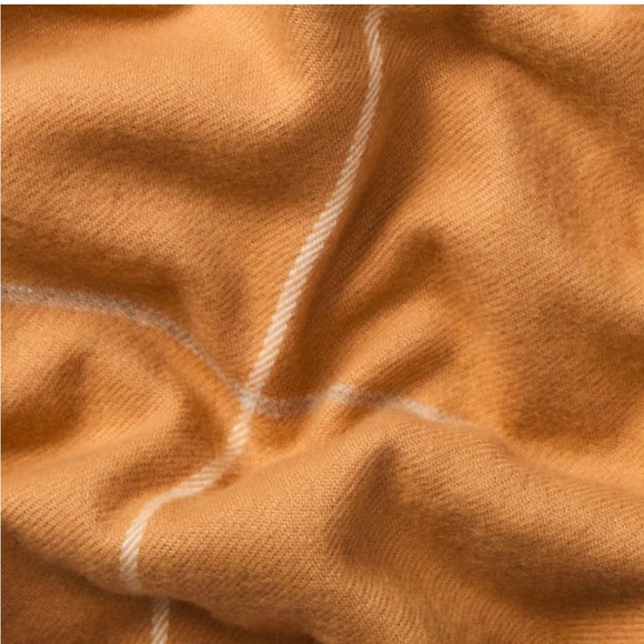 Love & Lore Tan Windowpane Scarf - Picture 4 of 5